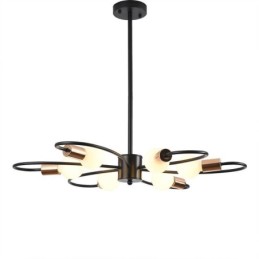 Rustic Chandelier 6 Light Classic Petals Ceiling Hanging Light