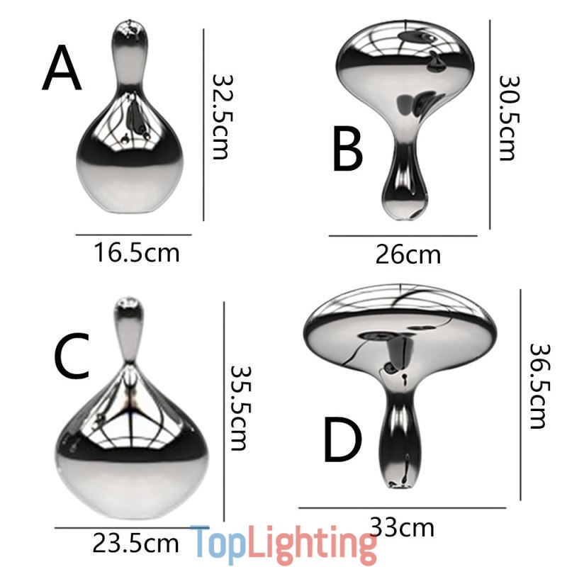 Creative Pendant Light Modern Simple Electroplated Glass Small Ceiling Light