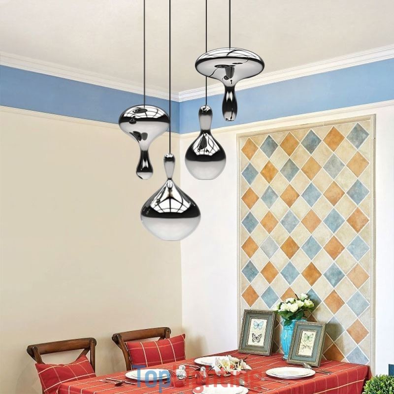 Creative Pendant Light Modern Simple Electroplated Glass Small Ceiling Light