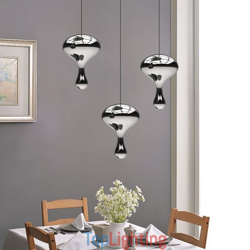 Creative Pendant Light Modern Simple Electroplated Glass Small Ceiling Light