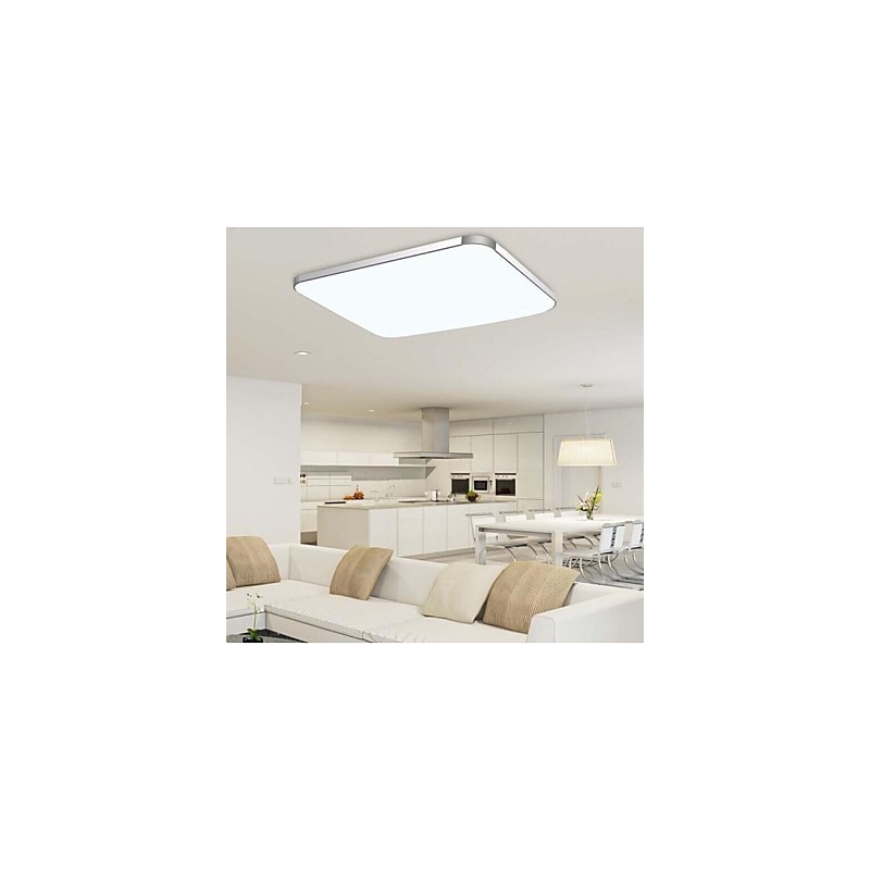 Modern Contemporary Electroplated Metal Flush Mount