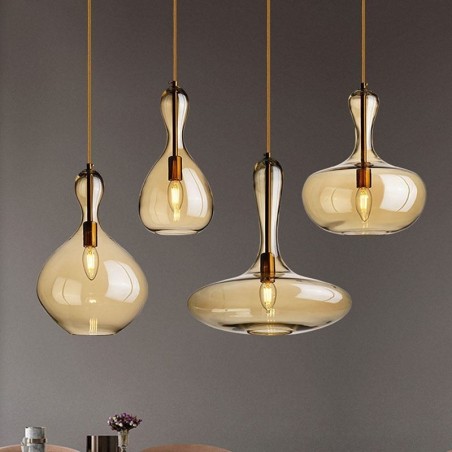 Nordic Glass Pendant Light Amber Shade Ceiling Light Nordic Glass Pendant Light Amber Shade Ceiling Light