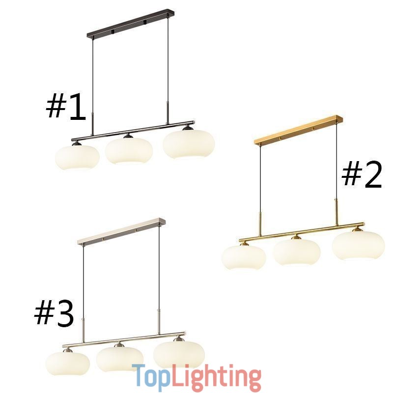 Nordic Glass Pendant Light Creative Wrought Iron Ceiling Light