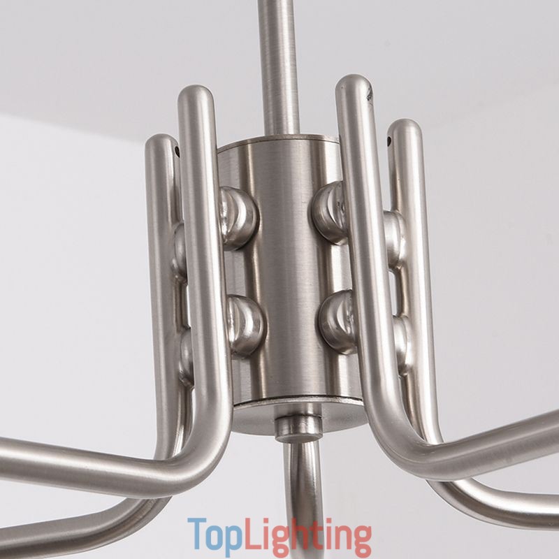 Nordic Glass Pendant Light Creative Wrought Iron Ceiling Light