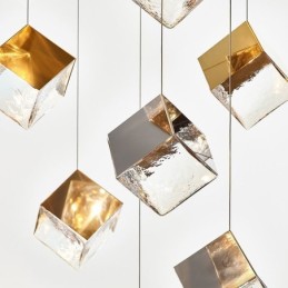 Creative Glass Pendant Light Pavilion Ceiling Lights