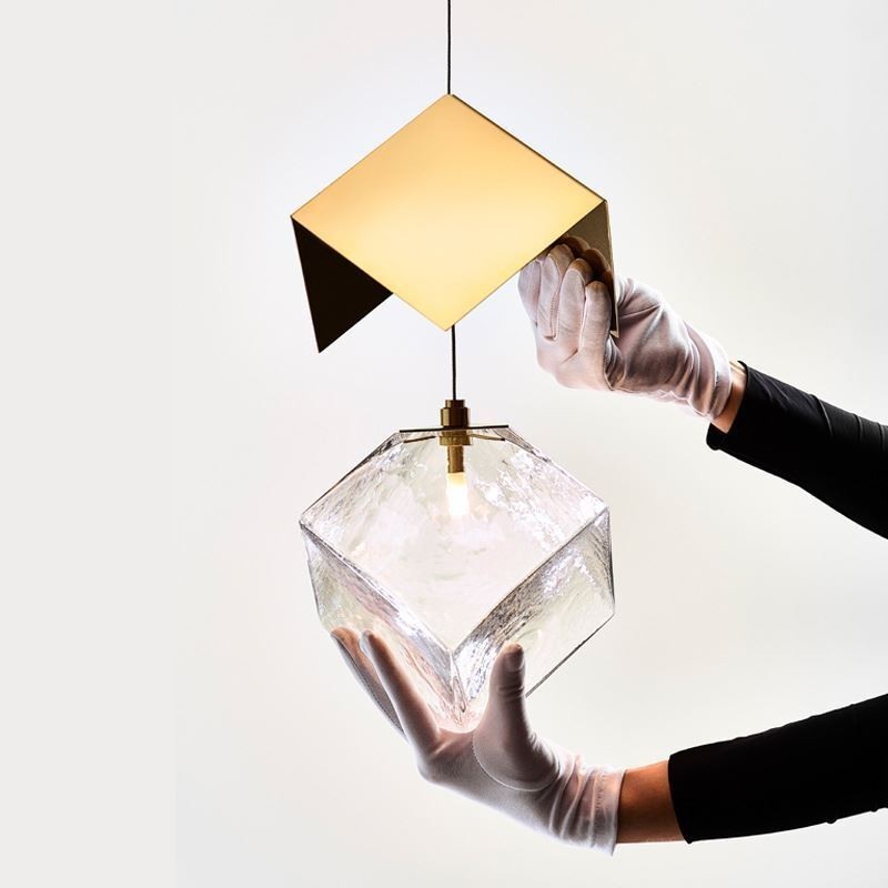 Creative Glass Pendant Light Pavilion Ceiling Lights