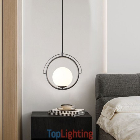 Glass Ball Pendant Light Decor Home Hanging Lamp Glass Ball Pendant Light Decor Home Hanging Lamp