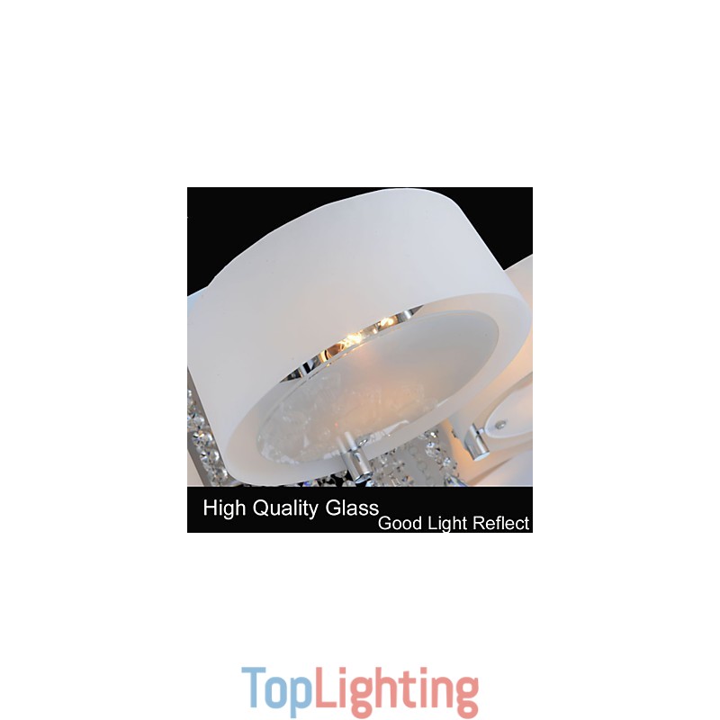 Remote Control Flush Mount Crystal Included Modern Contemporary