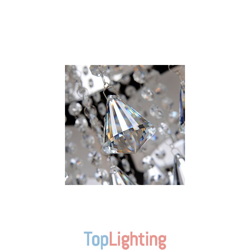 Remote Control Flush Mount Crystal Included Modern Contemporary