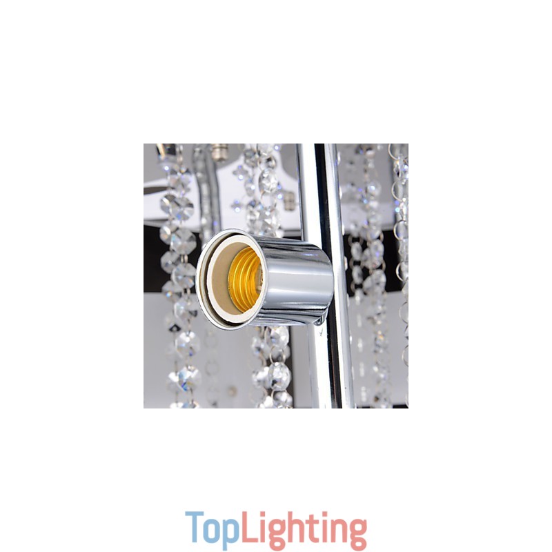 Remote Control Flush Mount Crystal Included Modern Contemporary