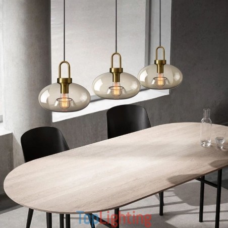 3 Light Pendant Light With Glass Shade Island 3 Light Pendant Light With Glass Shade Island