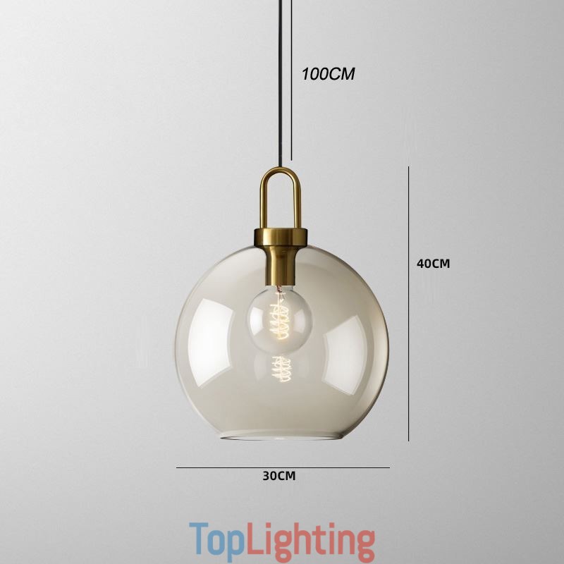 3 Light Pendant Light With Glass Shade Island
