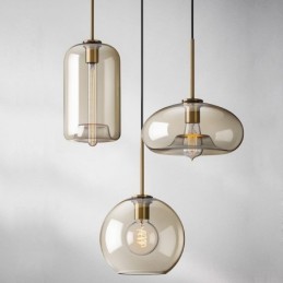3 Light Glass Pendant Light Classic Cluster Hanging Lighting Fixture Café
