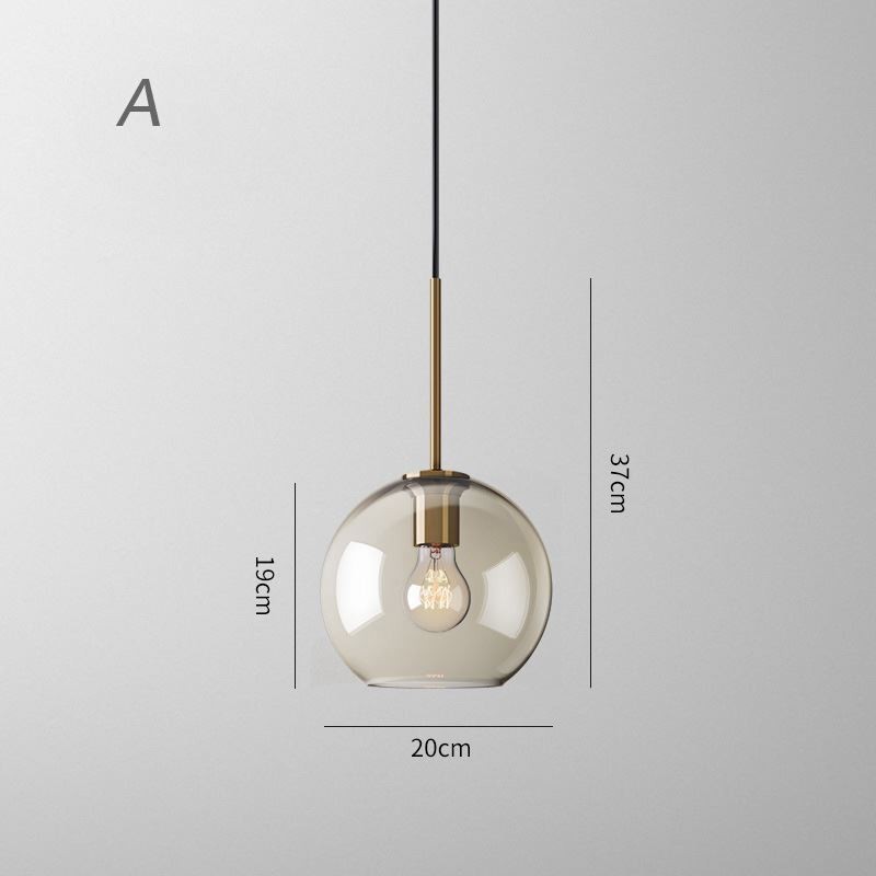 3 Light Glass Pendant Light Classic Cluster Hanging Lighting Fixture Café