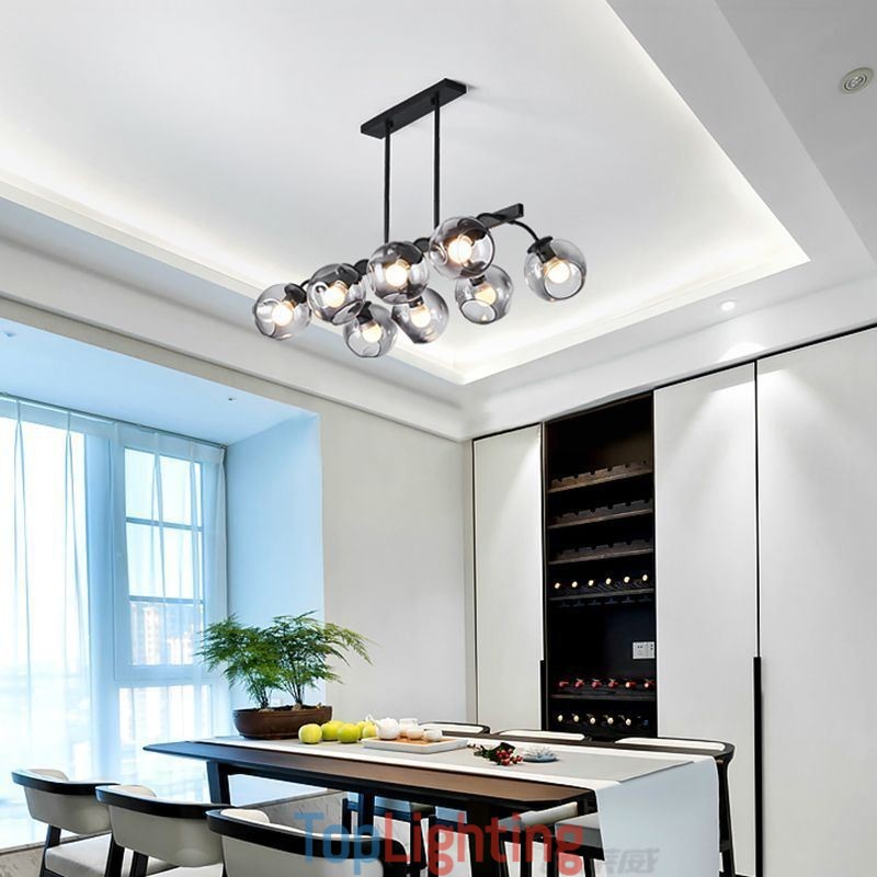 Magic Bean Pendant Light Glass Globe Lighting
