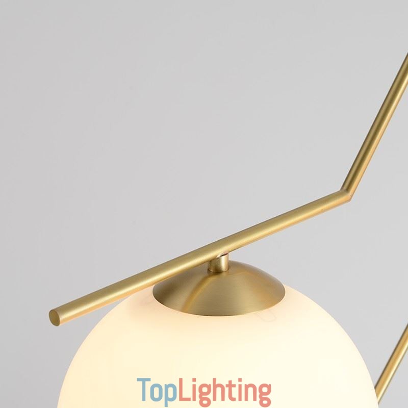 Glass Ball Light Fixture Island
