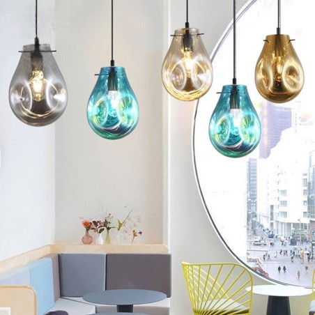 Colorful Pendant Light Soap Bubble Glass Ceiling Light Island Lamp Colorful Pendant Light Soap Bubble Glass Ceiling Light Island Lamp