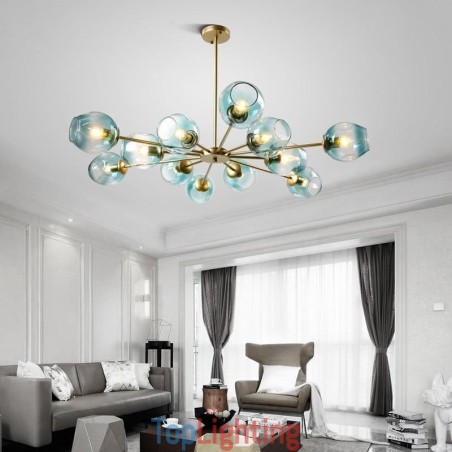 Nordic Glass Pendant Light Magic Bean Shape Lamp Chandelier Lighting Nordic Glass Pendant Light Magic Bean Shape Lamp Chandelier Lighting