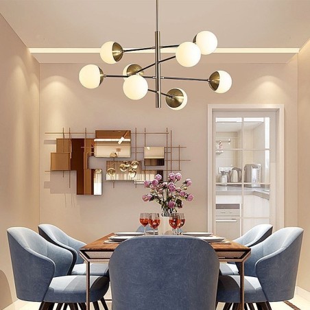 Nordic Glass Pendant Light Magic Bean Shape Chandelier Lighting Lamp Nordic Glass Pendant Light Magic Bean Shape Chandelier Lighting Lamp