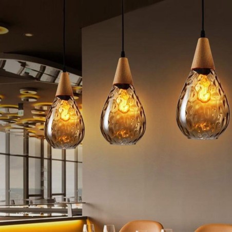 Pendant Light Teardrop Glass Shade Lamp Light Pendant Light Teardrop Glass Shade Lamp Light