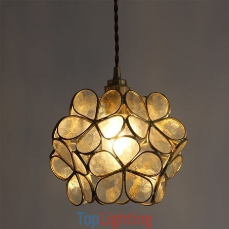 Nordic Creative Pendant Light Glass Home Lighting Petal Shape Lamp Bedside Lamp Nordic Creative Pendant Light Glass Home Lighting Petal Shape Lamp Bedside Lamp