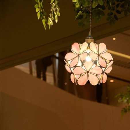 Nordic Creative Pendant Light Glass Home Lighting Petal Shape Lamp Lamp Nordic Creative Pendant Light Glass Home Lighting Petal Shape Lamp Lamp