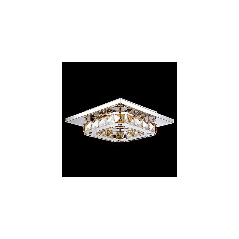 Modern Contemporary Electroplated Metal Flush Mount