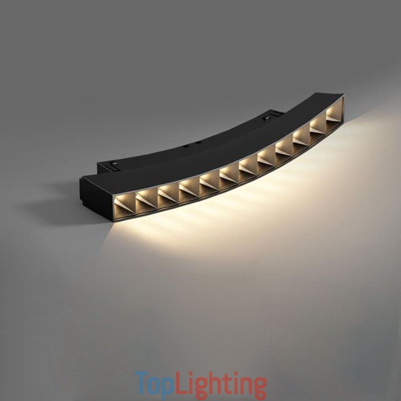 Circular Track Light Magnetic Recessed Track Lighting Fixture φ150cm