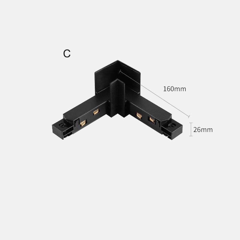 Magnetic Track Lighting Accessories Recessed Track Rail Corner Connection