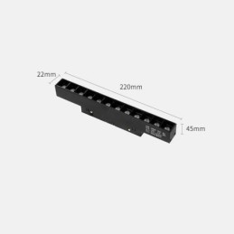 Recessed Spotlight Magnetic Track Light Decorative Light 6M 36V