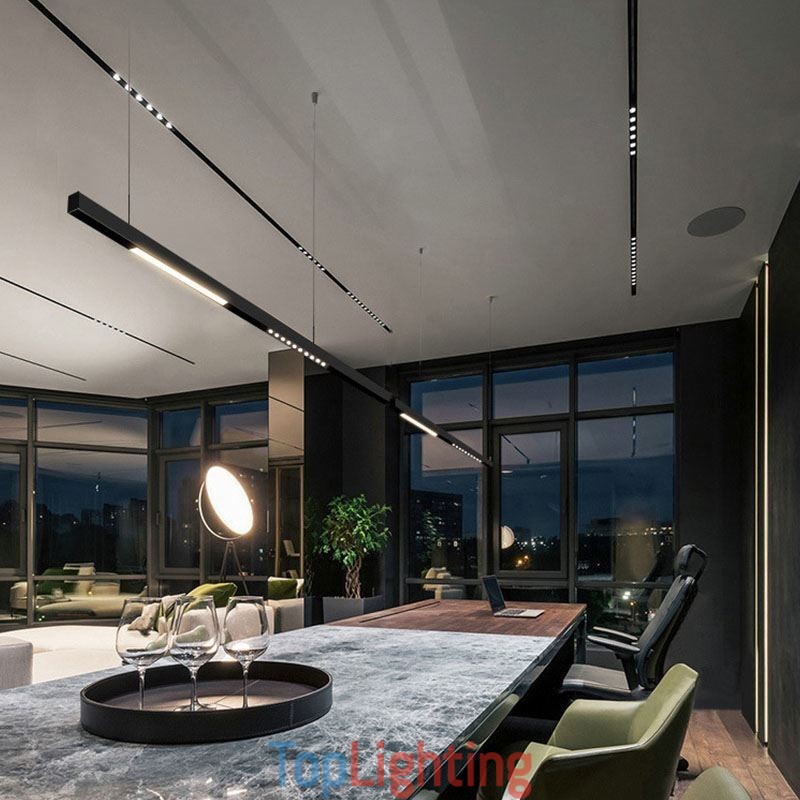 Recessed Track Lighting Rails Magnetic Aluminum Track Surface Profile Ultra Thin Track Light Strip 100cm