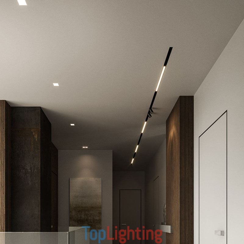 Track Linear Light Magnetic Recessed Spotlight Floodlight 36V