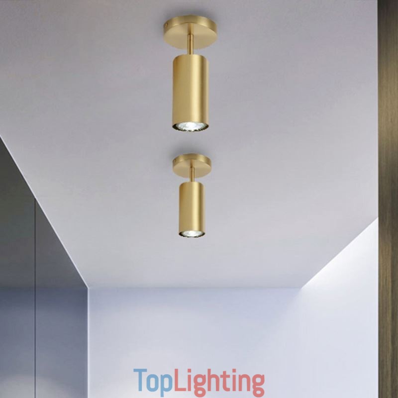Nordic Brass Flush Mount Ceiling Light