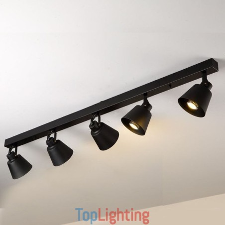 Rustic Vintage Spotlight Industrial Iron Track Lighting Rustic Vintage Spotlight Industrial Iron Track Lighting