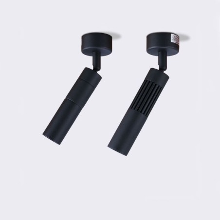 Rotatable COB Spotlight Black Ceiling Spotlight(Single Light) Rotatable COB Spotlight Black Ceiling Spotlight(Single Light)