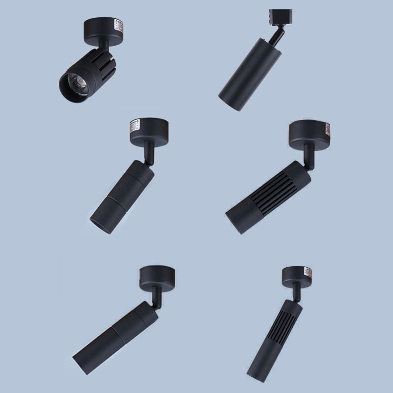 Rotatable COB Spotlight Black Ceiling Spotlight(Single Light)