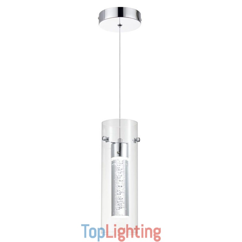 3 Light Artistic Pendant Light with Glass Shades G4 Bulb Base