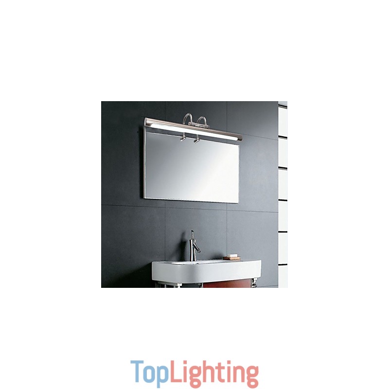 Stainless Steel Mirror Lights Acrylic Bathroom Wall Lamps Make up Lights Cold White Warm White (Size:57X13.5X15)