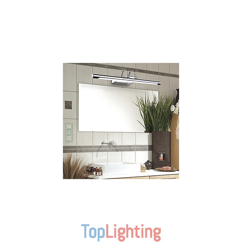 Stainless Steel Mirror Lights Acrylic Bathroom Wall Lamps Make up Lights Cold White Warm White (Size:57X13.5X15)