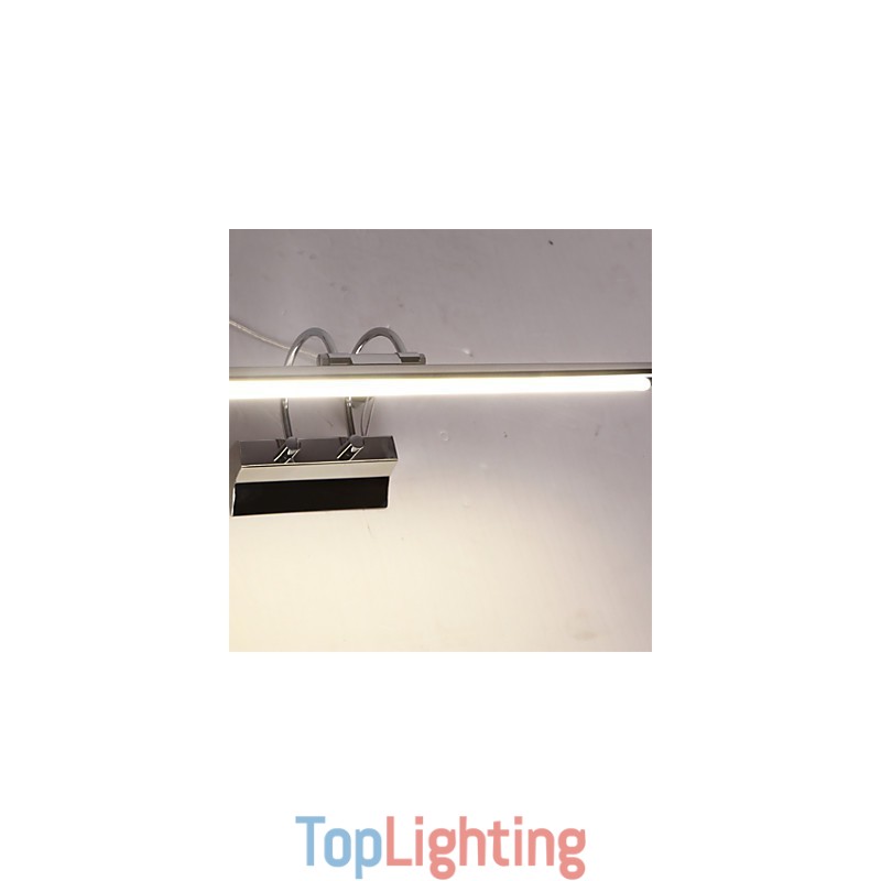 Stainless Steel Mirror Lights Acrylic Bathroom Wall Lamps Make up Lights Cold White Warm White (Size:57X13.5X15)