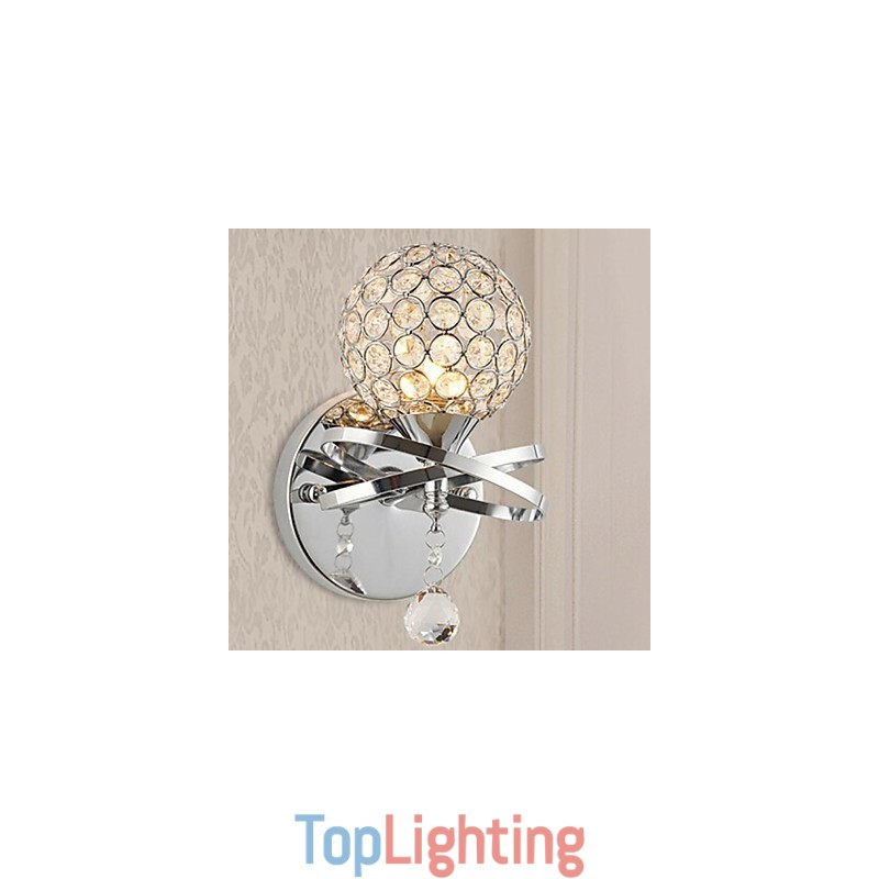 Crystal Wall Sconces Modern Contemporary Metal