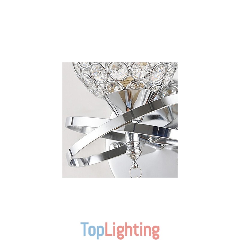 Crystal Wall Sconces Modern Contemporary Metal