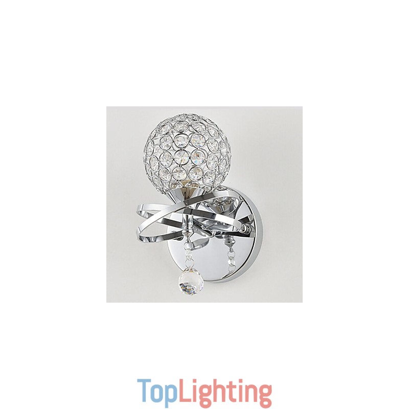 Crystal Wall Sconces Modern Contemporary Metal