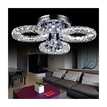 Modern Contemporary Crystal Chrome Metal Flush Mount Modern Contemporary Crystal Chrome Metal Flush Mount