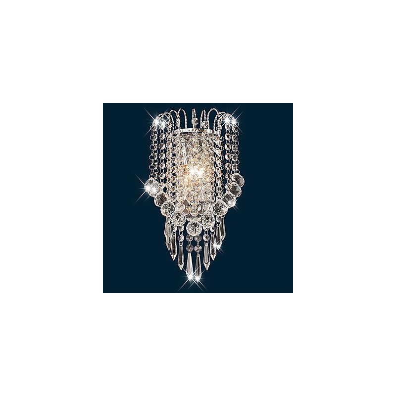 Crystal Flush Mount wall Lights Modern Contemporary Metal