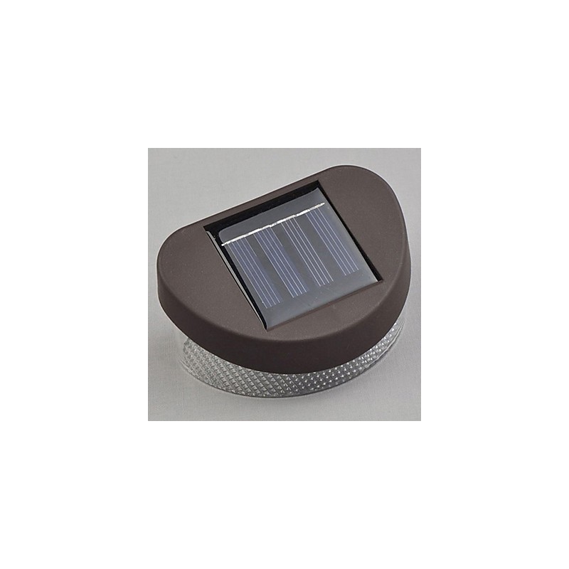 White Light Solar Light Path Wall Landscape Mount Garden Fence Light