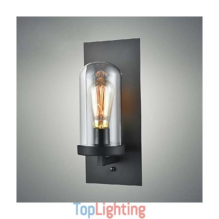 Rustic Style Fixtures Iron Glass Wall Sconce Retro Wall Lamp Light From US Rustic Style Fixtures Iron Glass Wall Sconce Retro Wall Lamp Light From US