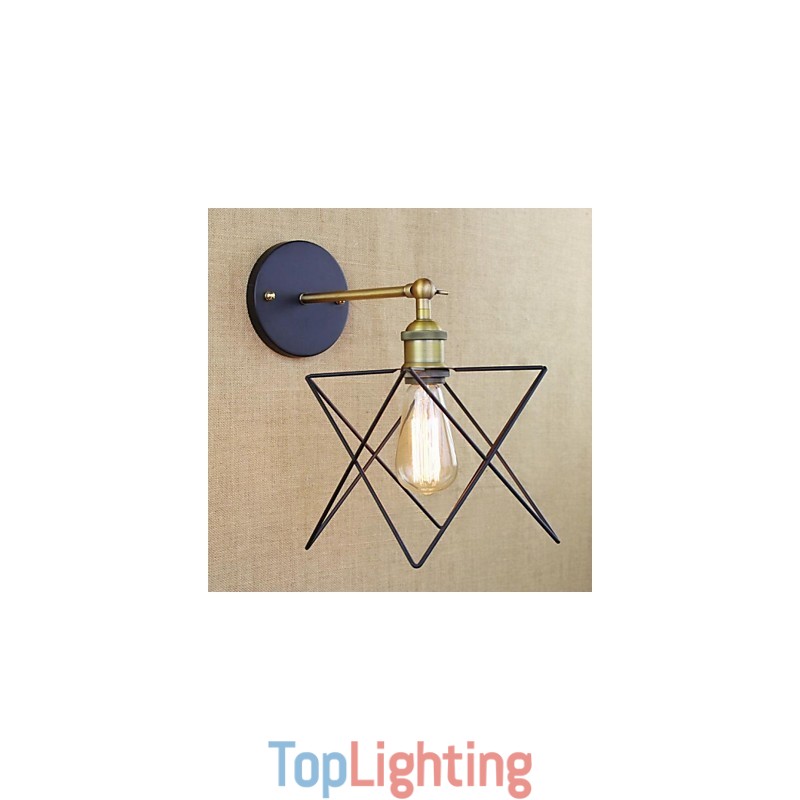 American Bedroom Adornment Wall Lamp Wrought Iron Stair Lamp Corridor Corridor Process