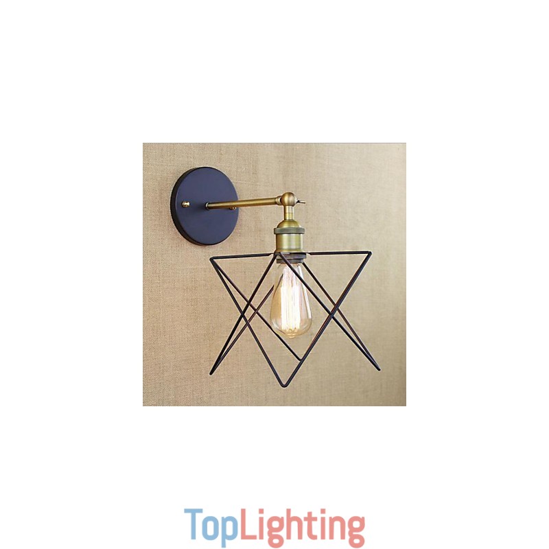 American Bedroom Adornment Wall Lamp Wrought Iron Stair Lamp Corridor Corridor Process