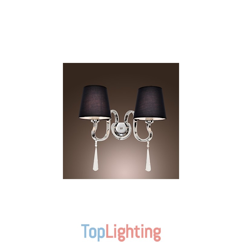 Crystal Wall Sconces Traditional Classic Metal